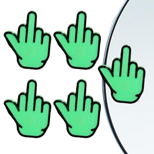 Tuxxjzm Kreativer Finger-Saugnapf, Saugnapf-Finger- | Neuartige Fingerornamente aus Acryl,Heimdekoration, 5 lustige Accessoires für Türen, Fenster, Autos von Tuxxjzm