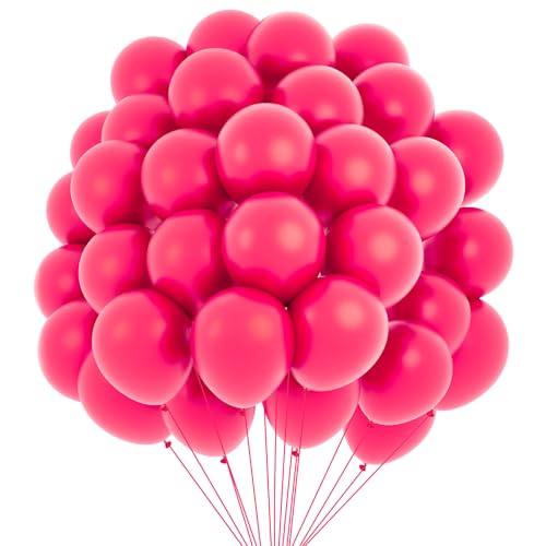 100pcs Rote Luftballons Für Weihnachten Und Geburtstag - Ballons Girlande Und Luftballonbogen Für Hochzeit von Twidels