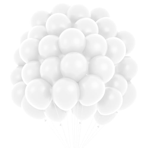 Luftballons Weiß 60 Stück - Hochzeit Deko Ballons - Girlande Ballon Dor von Twidels
