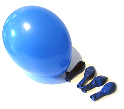 Twist4 Luftballons - Made in EU - Premiumqualität - 100% Naturlatex - Dekorationen für Geburtstage, Babyparties, Hochzeiten und Taufen (blau, 100 Stück) von Twist4