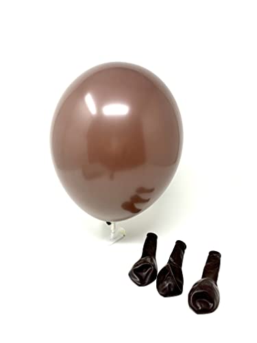 Twist4 Luftballons - Made in EU - Premiumqualität - 100% Naturlatex - Dekorationen für Geburtstage, Babyparties, Hochzeiten und Taufen (braun, 25 Stück) von Twist4