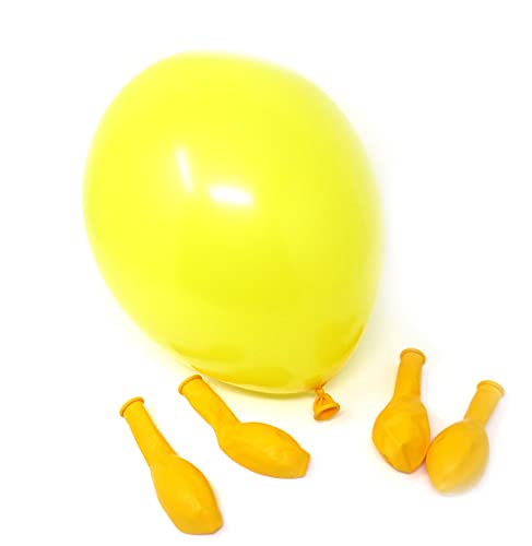 Twist4 Luftballons - Made in EU - Premiumqualität - 100% Naturlatex - Dekorationen für Geburtstage, Babyparties, Hochzeiten und Taufen (gelb, 25 Stück) von Twist4