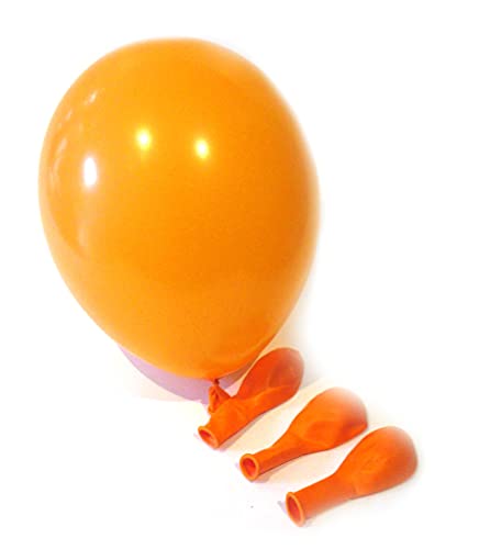 Twist4 Luftballons - Made in EU - Premiumqualität - 100% Naturlatex - Dekorationen für Geburtstage, Babyparties, Hochzeiten und Taufen (orange, 100 Stück) von Twist4