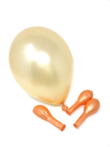Twist4 Luftballons - Made in EU - Premiumqualität - 100% Naturlatex - Dekorationen für Geburtstage, Babyparties, Hochzeiten und Taufen (peach, 100 Stück) von Twist4