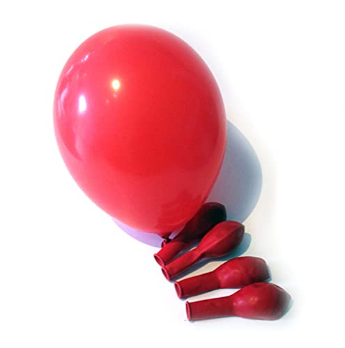 Twist4 Luftballons - Made in EU - Premiumqualität - 100% Naturlatex - Dekorationen für Geburtstage, Babyparties, Hochzeiten und Taufen (rot, 100 Stück) von Twist4