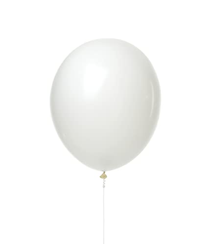 Twist4 Luftballons - Made in EU - Premiumqualität - 100% Naturlatex - Dekorationen für Geburtstage, Babyparties, Hochzeiten und Taufen (weiß, 75 Stück) von Twist4