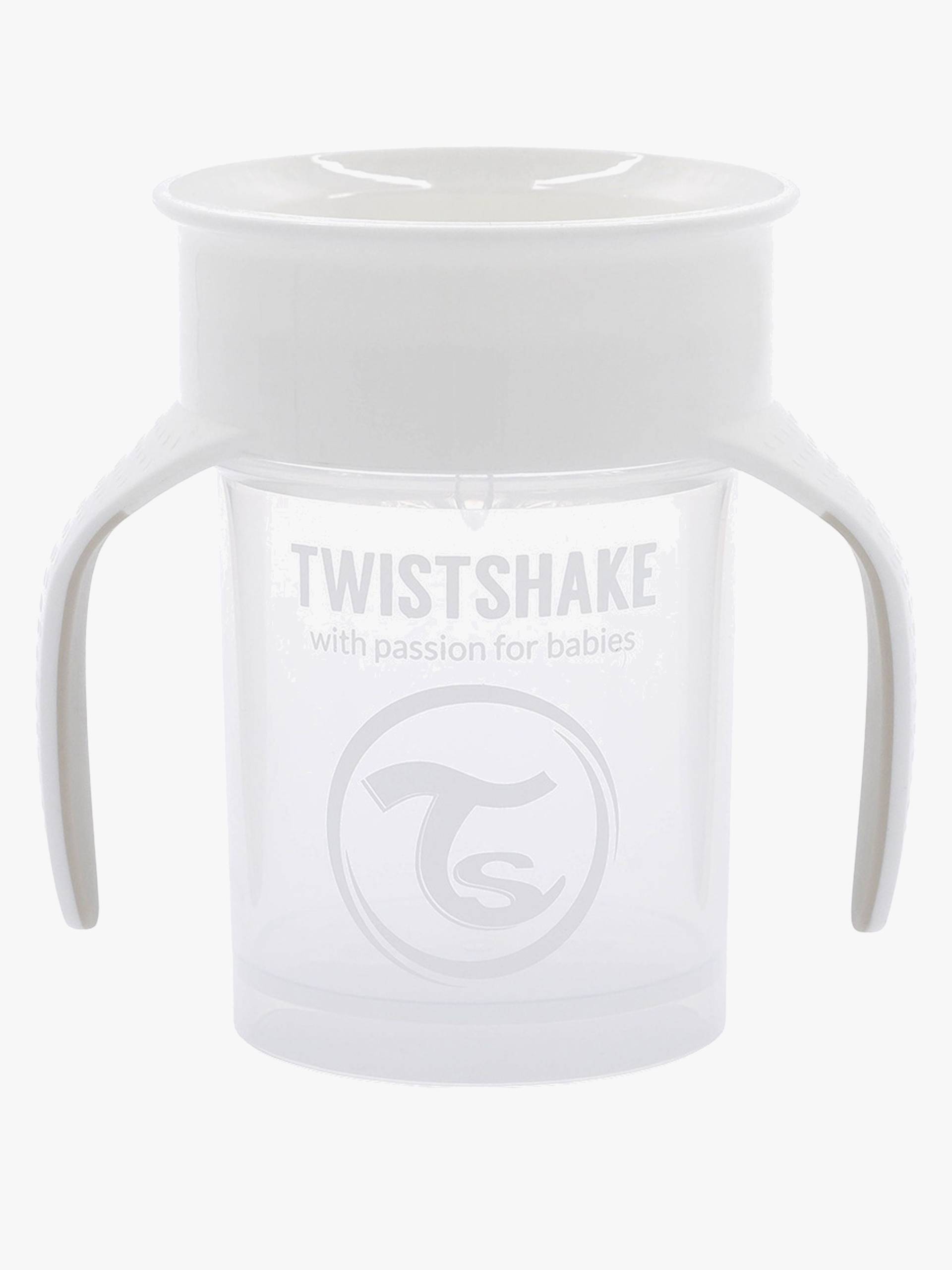Twistshake 360 Trinklernbecher, White Twistshake 360 Trinklernbecher, White von Twistshake