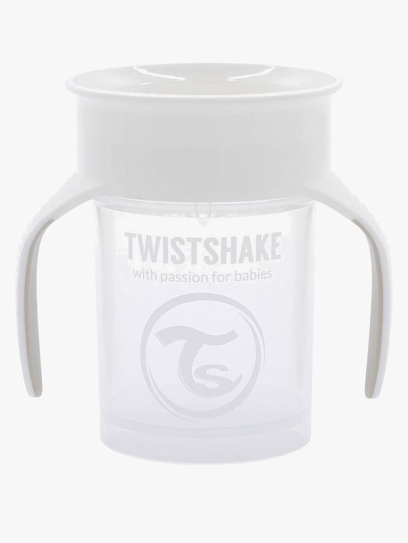 Twistshake 360 Trinklernbecher, White Twistshake 360 Trinklernbecher, White von Twistshake