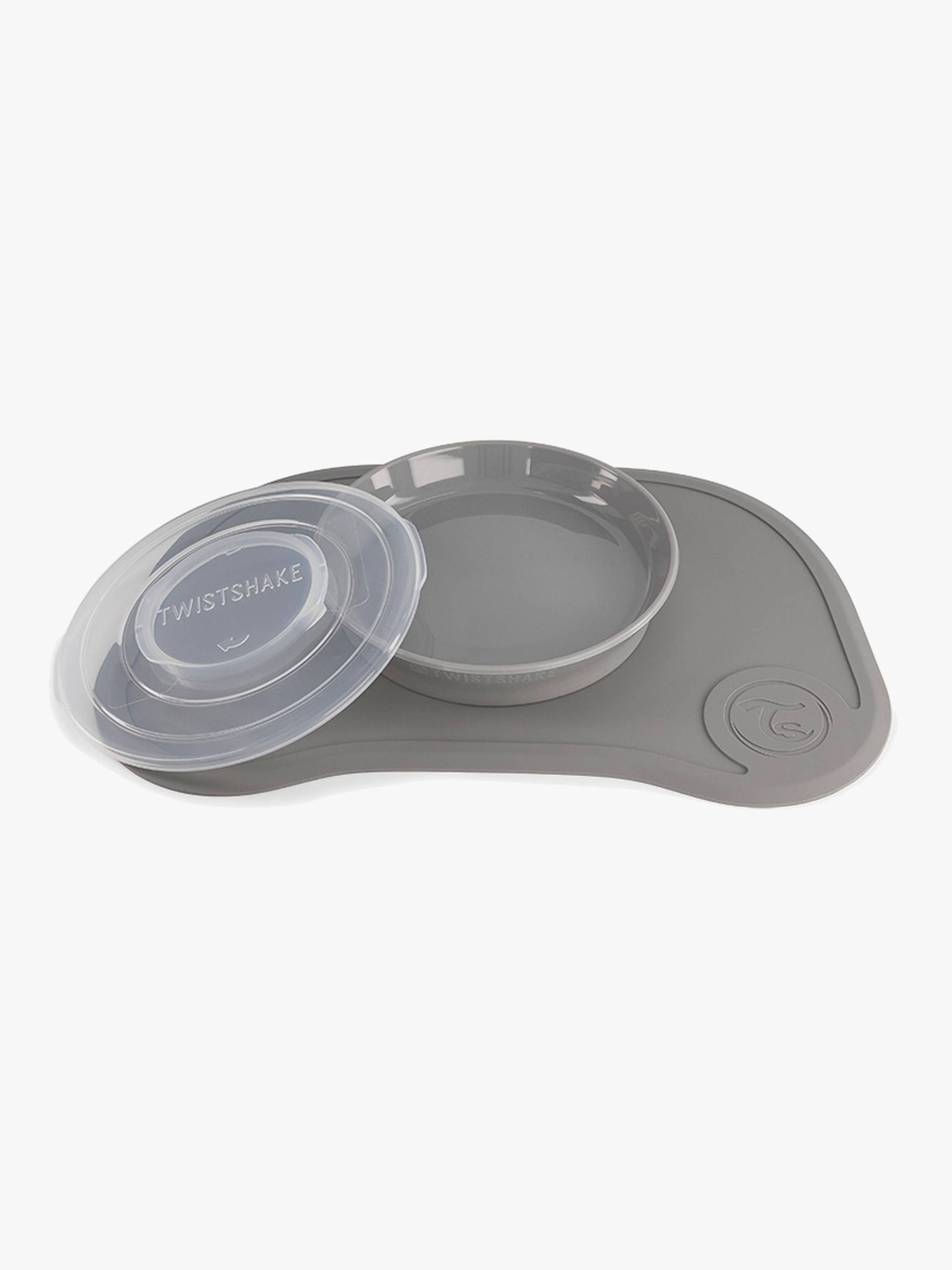 Twistshake Clickmat Mini Teller + Unterlage, Grau Twistshake Clickmat Mini Teller + Unterlage, Grau von Twistshake