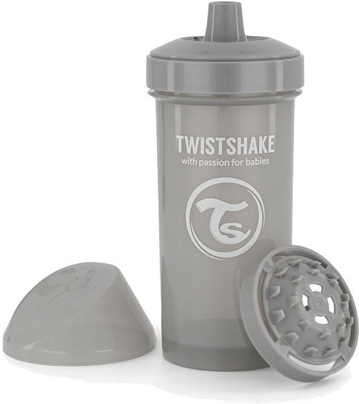 Twistshake Kid Schnabeltasse 360, Grau von Twistshake