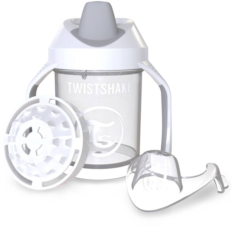 Twistshake Mini Cup Schnabeltasse 230ml, Weiß von Twistshake