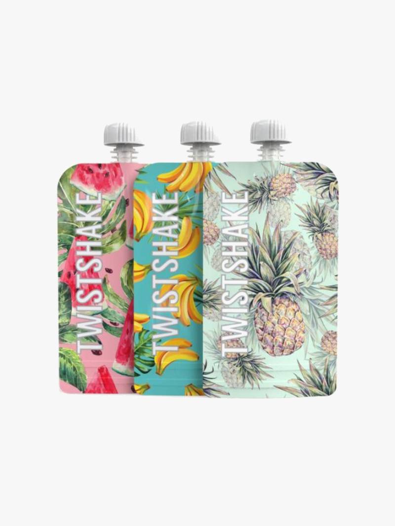 Twistshake Quetschbeutel 220 ml, 3er-Pack von Twistshake