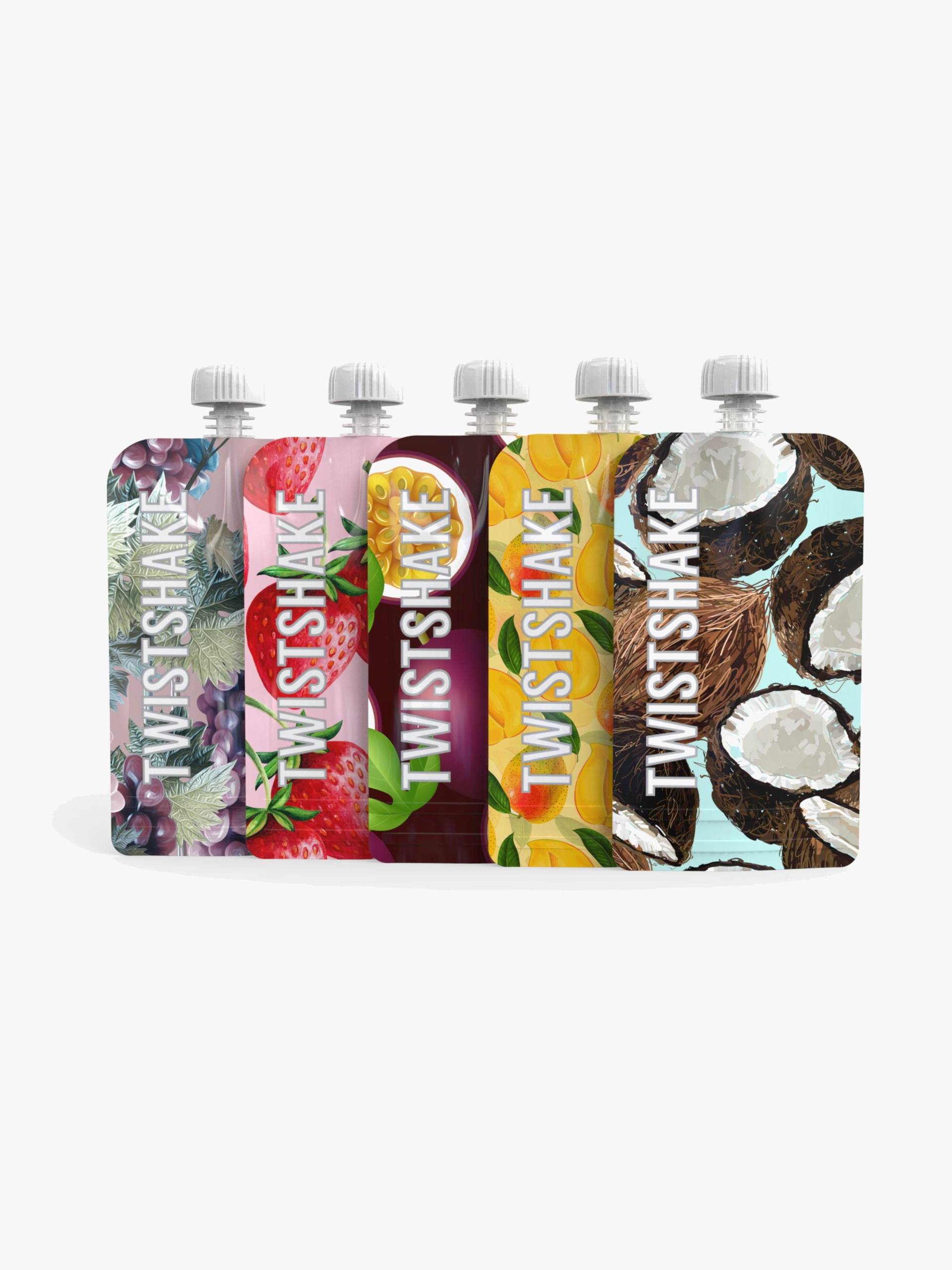 Twistshake Quetschbeutel 220ml 5er-Pack Twistshake Quetschbeutel 220ml 5er-Pack von Twistshake