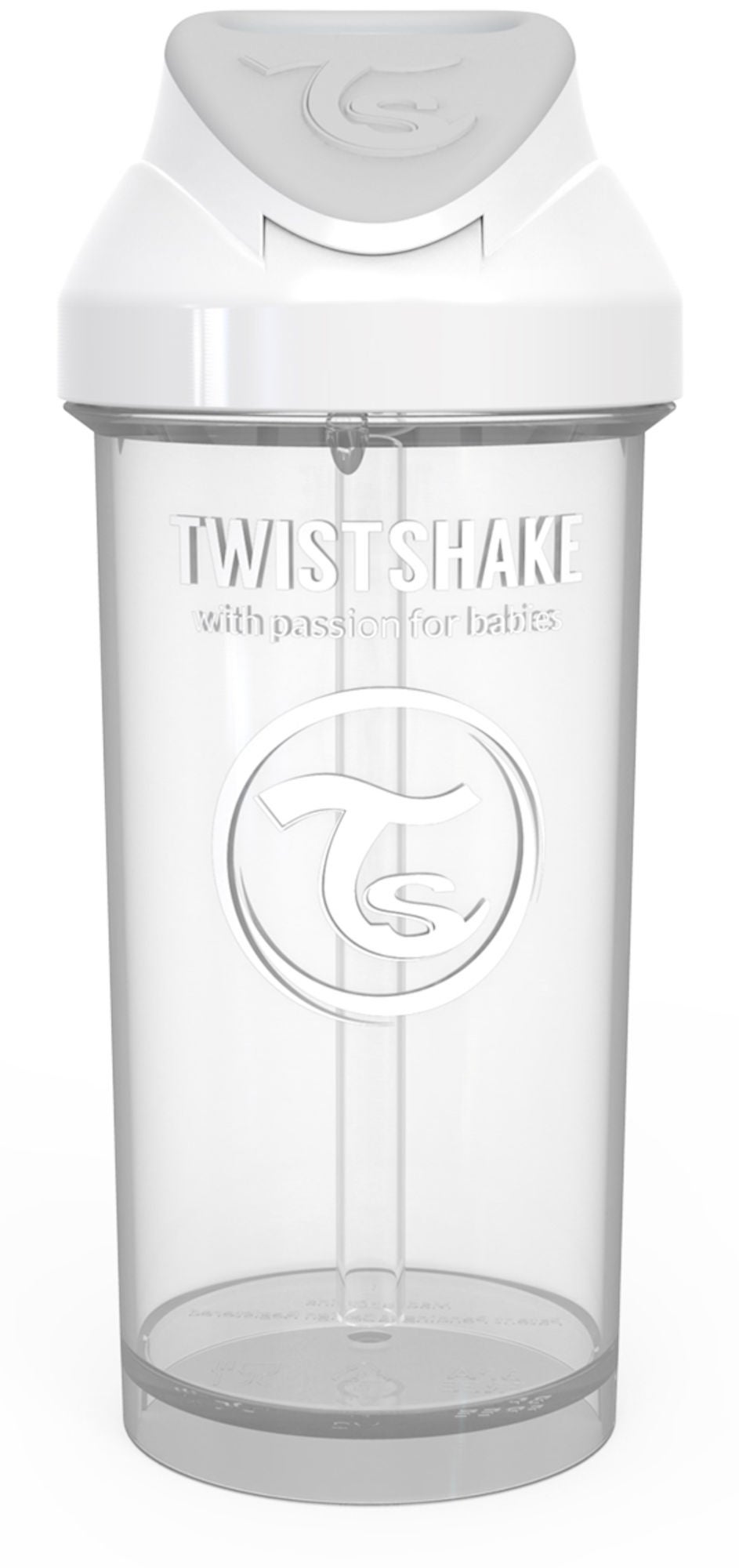 Twistshake Trinkhalmbecher 360ml, Weiß Twistshake Trinkhalmbecher 360ml, Weiß von Twistshake