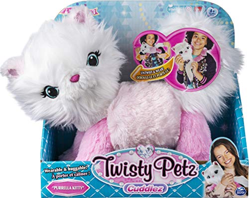 Twisty Petz 6054693 - Cuddlez, verwandlungsfähiges Plüschtier, Kätzchen, Purella zum Sammeln für Kinder ab 4 Jahren, Mehrfarbig von Twisty Petz
