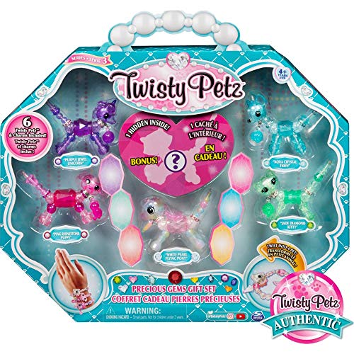 Twisty Petz Serie 3, Juwelen-Set 6er-Pack, 2-in-1 Armband-Geschenkset, für Kinder ab 4 Jahren zum Sammeln von Twisty Petz