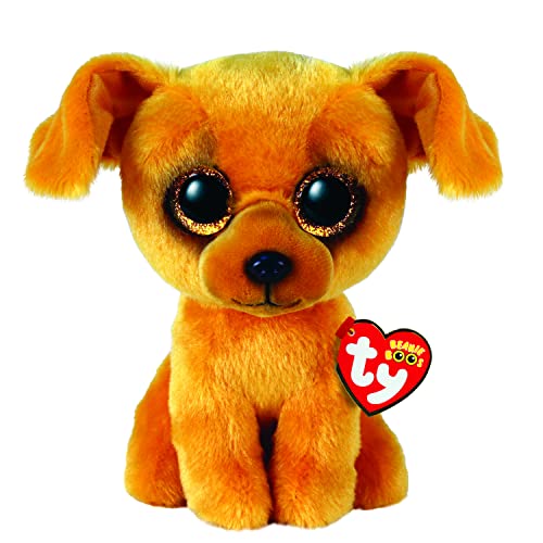 Ty Beanie Boos Hellbrauner Hund Zuzu - 15 cm, 2009294 von TY