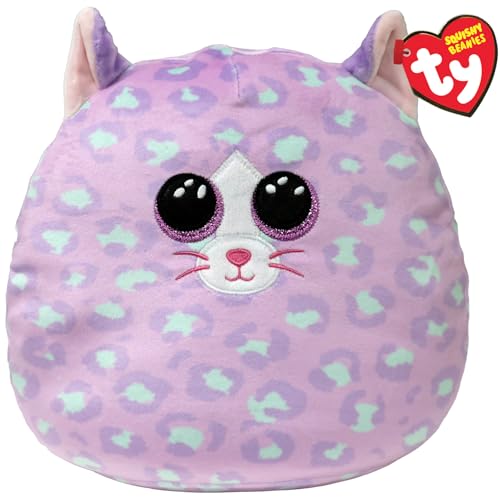 Ty Cassidy Cat Squish a Boo 14 Inches - Squishy Beanies for Kids, Baby Soft Plush Toys - Collectible Cuddly Stuffed Teddy von Ty UK Ltd