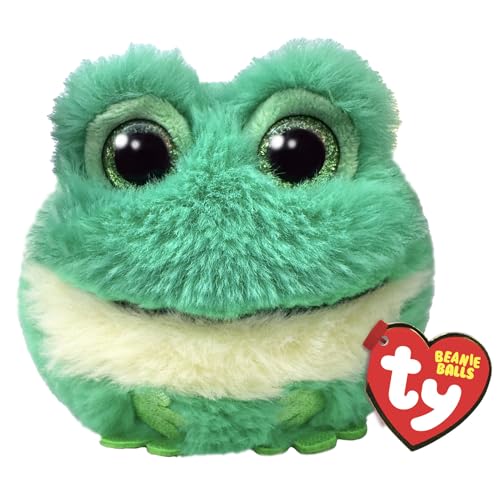 TY Gilly Frosch Beanie Ball 7cm - Quetschbare Beanie Baby Weiche Pluschtiere - Sammelbares Kuscheliges Stofftier von TY