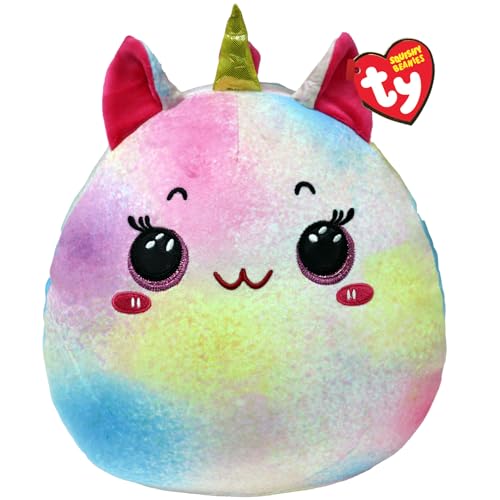 Ty Maisie Unicorn Squish a Boo 10 Inches - Squishy Beanies for Kids, Baby Soft Plush Toys - Collectible Cuddly Stuffed Teddy von Ty UK Ltd