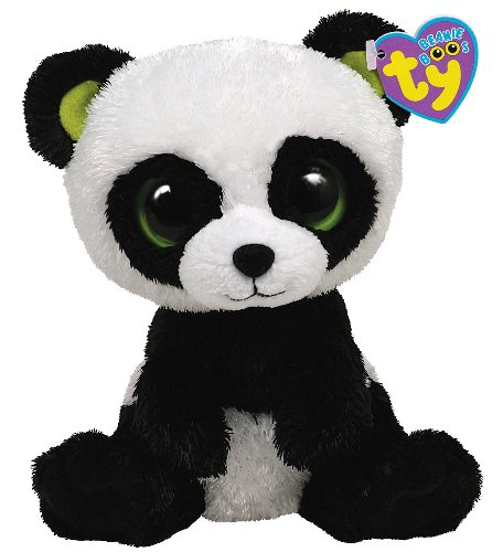 Ty Beanie Boos 36005 - Plüsch Pandabär Bamboo von Ty UK