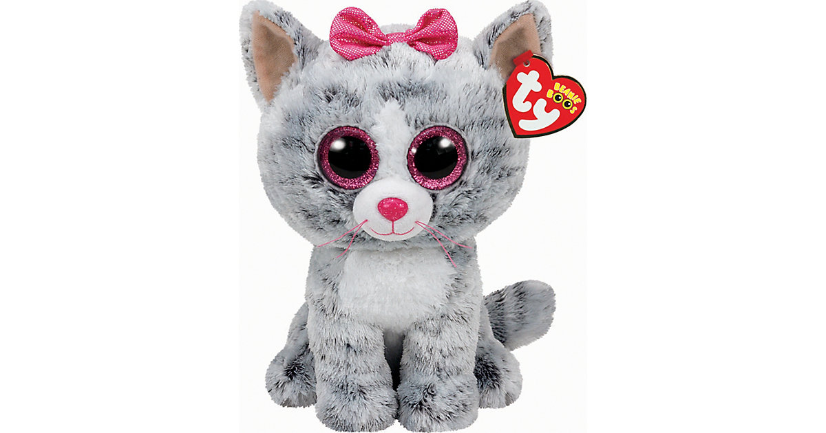 Beanie Boo Katze Kiki grau, 24cm Beanie Boo Katze Kiki grau, 24cm von Ty