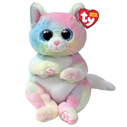 Ty Jenni Katze Beanie Bellies Regular 14cm - Quetschbare Beanie Baby Weiche Pluschtiere - Sammelbares Kuscheliges Stofftier Ty Jenni Katze Beanie Bellies Regular 14cm - Quetschbare Beanie Baby Weiche Pluschtiere - Sammelbares Kuscheliges Stofftier von TY