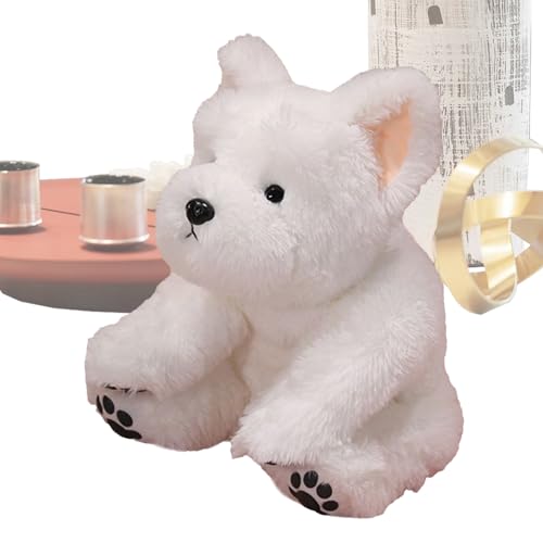 TyCylKu Stuffed Dog | Niedliches Realistisches Welpen Plüschtier - Kuscheliger Schlafbegleiter Für Haustierliebhaber Wohnzimmer Couch Geburtstag Schreibtisch Schlafzimmer Bettseite TyCylKu Stuffed Dog | Niedliches Realistisches Welpen Plüschtier - Kuscheliger Schlafbegleiter Für Haustierliebhaber Wohnzimmer Couch Geburtstag Schreibtisch Schlafzimmer Bettseite von TyCylKu