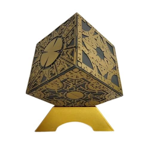 Tyatiyzn Horror Demontage Rotation Zauberwürfel-Box, Horrorfilm Zauberwürfelbox, Dämonischer Drehwürfel, für Desktop-Dekoration, Puzzlebox Geschenk(mit Sockel) von Tyatiyzn