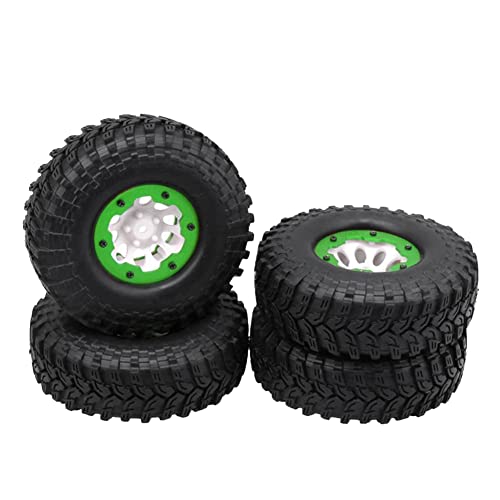 Tyatocepy 4 Stück SCX10 AX10 Aufblasbare Reifen Rad für 1/10 RC Crawler Truck Wraith SCX10, weiß Tyatocepy 4 Stück SCX10 AX10 Aufblasbare Reifen Rad für 1/10 RC Crawler Truck Wraith SCX10, weiß von Tyatocepy