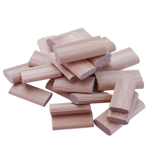 Tyatocepy 50 Stück Dübelverbinder aus Domino-Holz, 6 mm, Stopfen aus Buchenholz, Spleißverbinder für Möbel aus Holz, einfach zu installieren und zu verwenden Tyatocepy 50 Stück Dübelverbinder aus Domino-Holz, 6 mm, Stopfen aus Buchenholz, Spleißverbinder für Möbel aus Holz, einfach zu installieren und zu verwenden von Tyatocepy