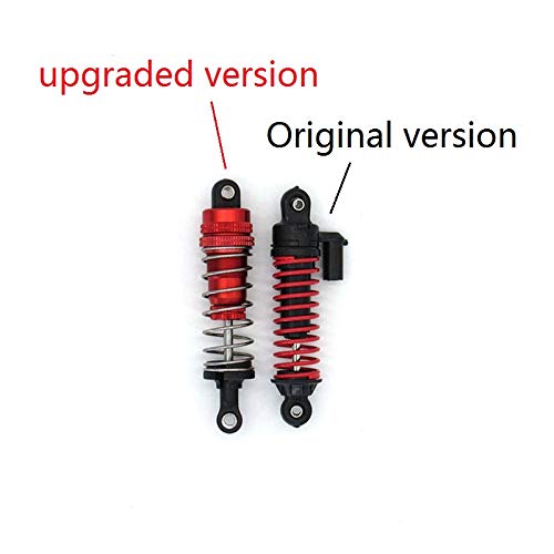 Tyatocepy für Mn86K Mn86Ks Mn86 Mn86S Mn G500 1/12 Rc Auto Upgrade Teile Metall Stoßdämpfer Dämpfer Zubehör, Rot von Tyatocepy