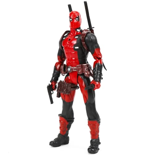 Rot Schwarz Action Figures,16cm Figur mit Messer PVC Modell Spielzeug (9 Gelenke beweglich), Junge Modellfigur Ornamente Für Sammler Und Kinder Geburtstagsgeschenk Display Geeignet von Tydeus