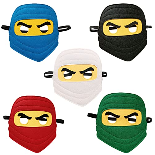 Tydeus Maske Halloween Kinder, 5 Stück Filz Masken Cosplay, Maske Verkleidung für Kindergeburtstag Party, Maske Geburtstag Deko Jungen Tydeus Maske Halloween Kinder, 5 Stück Filz Masken Cosplay, Maske Verkleidung für Kindergeburtstag Party, Maske Geburtstag Deko Jungen von Tydeus
