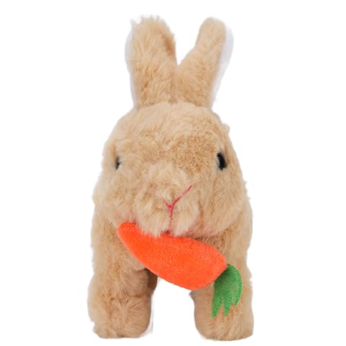 Bunny gefülltes Tier reversibler Kuschelhasen gefüllt, Erdbeerhase transformierter Kaninchen -Plüsch Reißverschluss, Karotte, die in Ohren Bunnies Plüschspielzeug verwandelt (Rosa) (Gris) (Amarillo) von Tyenaza