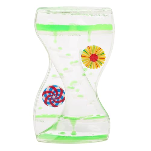 Flüssige Bewegung Bubbler Timer, Flüssigbubbler sensorisches Spielzeug Zappeln Spielzeugaktivität entspannter Schreibtischspielzeug (Estilo delfín) (Estilo de Molino de Viento) von Tyenaza