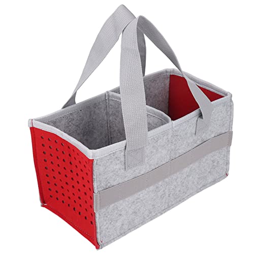 Tragbare Tragetasche zusätzlicher Raum Filzkoffer für Toniebox -Spieler geeignet für Kinder Musikzubehör geeignet (Red) von Tyenaza