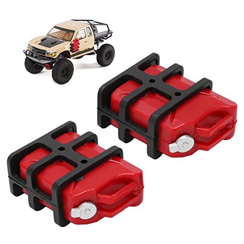 Tyenaza 1 Paar RC -Auto simulierter Kraftstofftank, mini -Öldose für 1/8 1/10 RC Crawler Car Decoration Accessoire (42 x 34 x 20 mm) (Verrotten) von Tyenaza