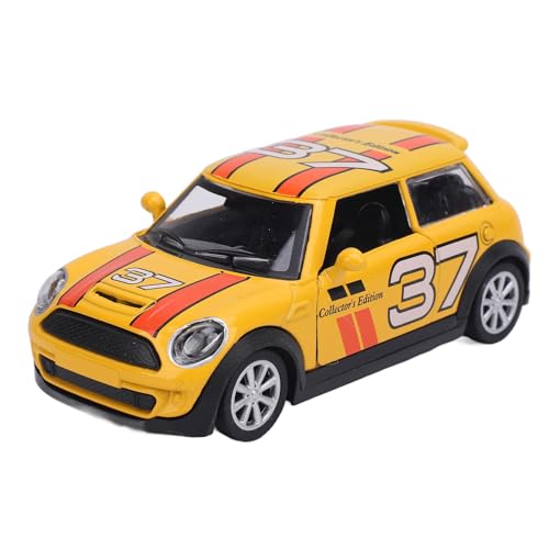Tyenaza 1:32 Alloy Race Car Model Toy Toy Kinderwagen -Bildungsspielzeug für Sammlung und Ausstellung (Gelb) von Tyenaza