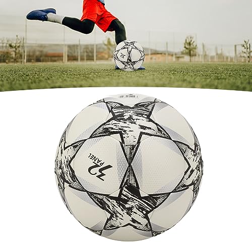 Tyenaza Fußballgröße 5, Hochelastizität Kick PU Leather Training Match Football, für Kinder Erwachsene Training oder Spiele von Tyenaza