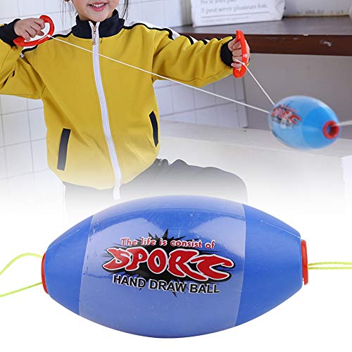 Tyenaza Kinderspielzeug, Outdoor Sport Jumbo Speed ​​Ball Zwei Personen kooperatives Shuttle -Ziehball für Kinder im Freien (18 * 10 cm) von Tyenaza
