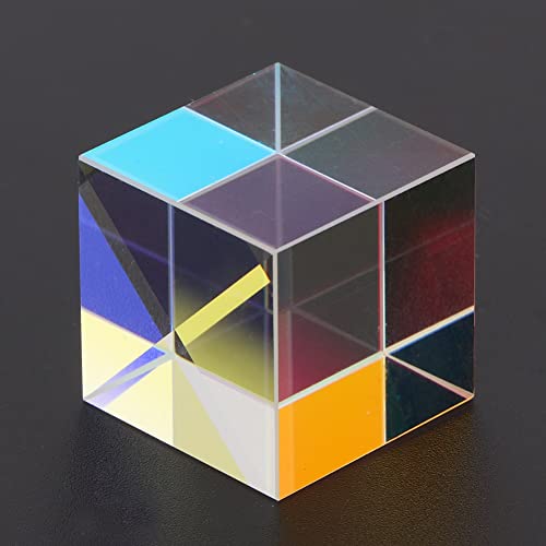 Tyenaza Optisches Glas Prisma, sechsseitiges helles Licht kombinierter Würfel Prisma gefärbte Glasstrahl -Spaltung Prisma Tyenaza Optisches Glas Prisma, sechsseitiges helles Licht kombinierter Würfel Prisma gefärbte Glasstrahl -Spaltung Prisma von Tyenaza