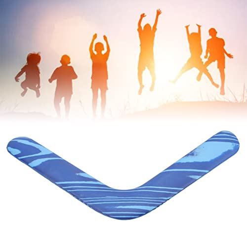 Tyenaza Outdoor Safe Throw Catch Toy Throw Back V-förmige Fliegende Scheibe Interaktives Familien Spielzeug, damit Kinder im Freien Spielen können (Blau) von Tyenaza