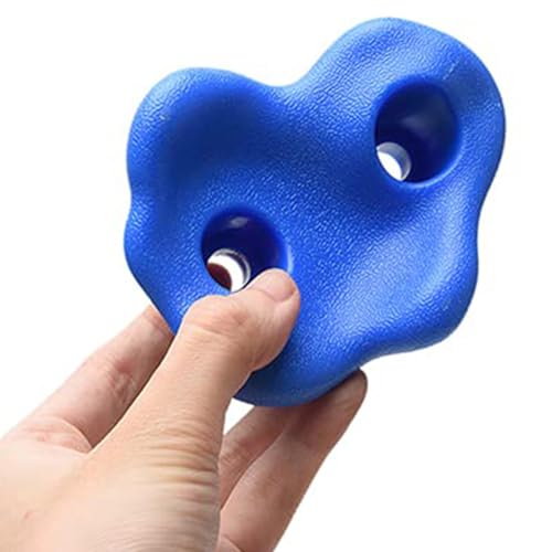 Tyenaza Rock Climbing hält 10PCS PE Ergonomische Bequeme Hand gefühl Kletter Wand Griffe für Indoor Outdoor (Blue) von Tyenaza