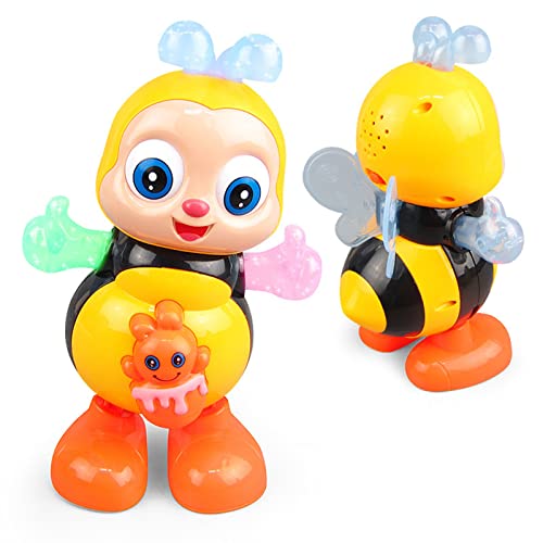 Tyenaza Tanzendes Singspielzeug, Elektrisches Licht Niedliches Cartoon-Bienen-Aussehen Interessantes Kinder-Musikbeleuchtungsspielzeug Tyenaza Tanzendes Singspielzeug, Elektrisches Licht Niedliches Cartoon-Bienen-Aussehen Interessantes Kinder-Musikbeleuchtungsspielzeug von Tyenaza