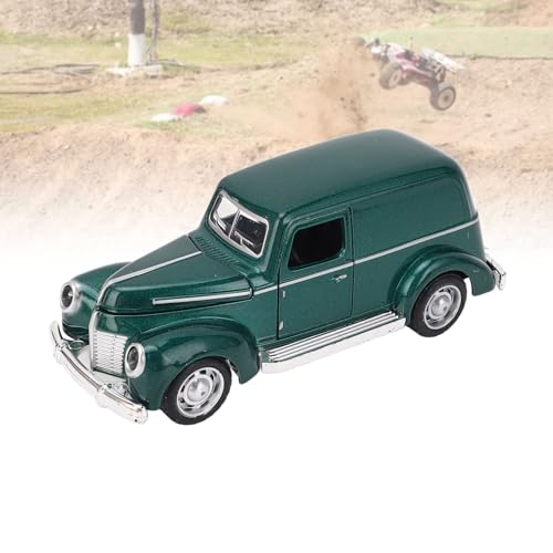 Tyenaza Vintage Classic Alloy Car, Modellauto Spielzeuglegierung alte LKW -Modellsammlung Metall Klassiker Old LKW -Figur Dekoration für Heimbüro -Büro Kinder (Green) von Tyenaza