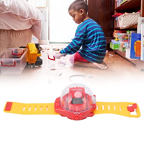 Tyenaza Watch Fernbedienungsauto, USB -Ladung Mini Wireless Fernbedienung Rennfahrzeug Kinderautospielzeug, über 3 Jahre alt (Rot) von Tyenaza