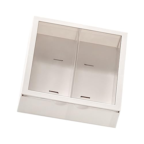 Tyenaza wandmontierte Showcase, Blind Box -Figuren Anzeige Hülle Handwerk Aufbewahrungsanzeige Rack Dust Proof Doll Spielzeugspeicherbox (Weiß) von Tyenaza