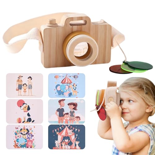 Tyinerc Ästhetisches Retro-Fotozubehör, Videokamera-Spielzeug | Lernspielzeug für Fotoapparat aus Holz, tragbares Design für Tyinerc Ästhetisches Retro-Fotozubehör, Videokamera-Spielzeug | Lernspielzeug für Fotoapparat aus Holz, tragbares Design für von Tyinerc