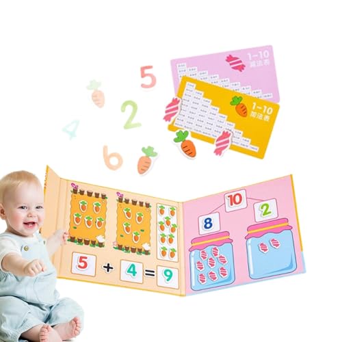 Tyinerc Additions- und Subtraktionsspiele, mathematische Manipulationen Addition und Subtraktion - Lehrhilfen Mathematikspiel - Mathematikspielzeug Addition und Subtraktion, Spielzeug von Tyinerc